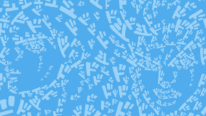擬音文字で描かれたジョジョのブルー版デスクトップ壁紙サムネイル